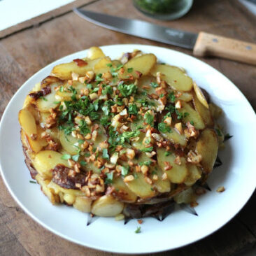 Gâteau de pommes de terre délicatesse®, ail et persil