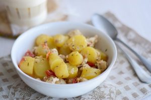 Pommes de terre DÉLICATESSE® à la dinde, moutarde et tomate